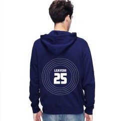  Leavers Graduation Hoodie 2025 Circular Name Design Stars & Stripes Hood